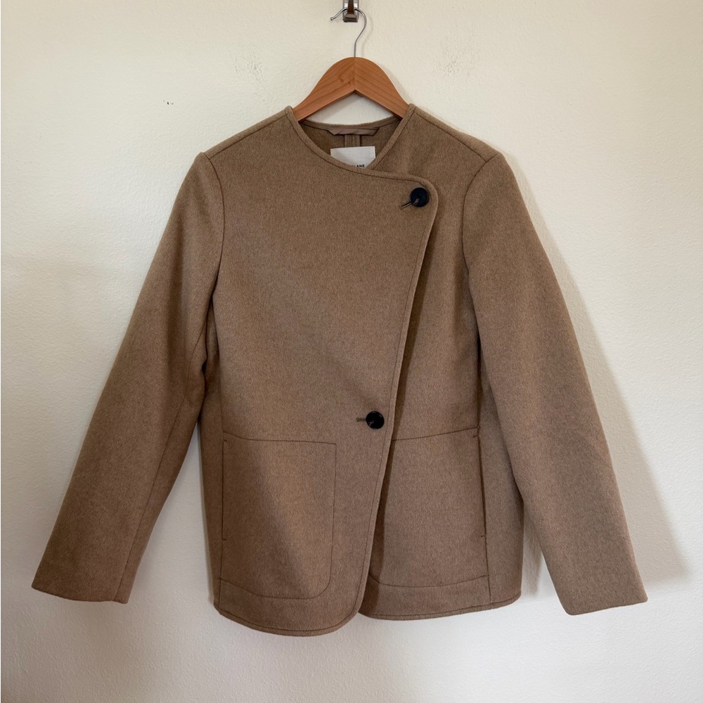 Everlane Women's Asymmetric Button Coat